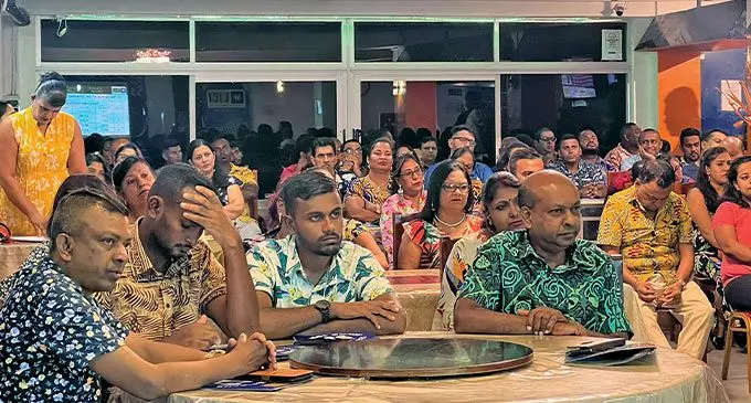 Life Insurance Corporation of India (LICI) customers during the ‘Meet and Greet’ session at Shiva’s Wine and Dine in Sigatoka on April 13, 2023 . Photo: Life Insurance Corporation of India (LICI)