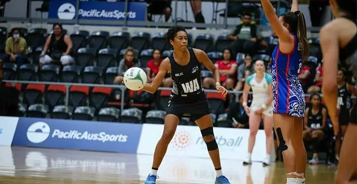 Anaseini Nauqe during last years, Pacific Aus Sports series against Samoa.