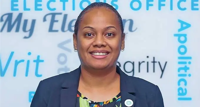 Acting supervisor of elections Ana Mataiciwa.