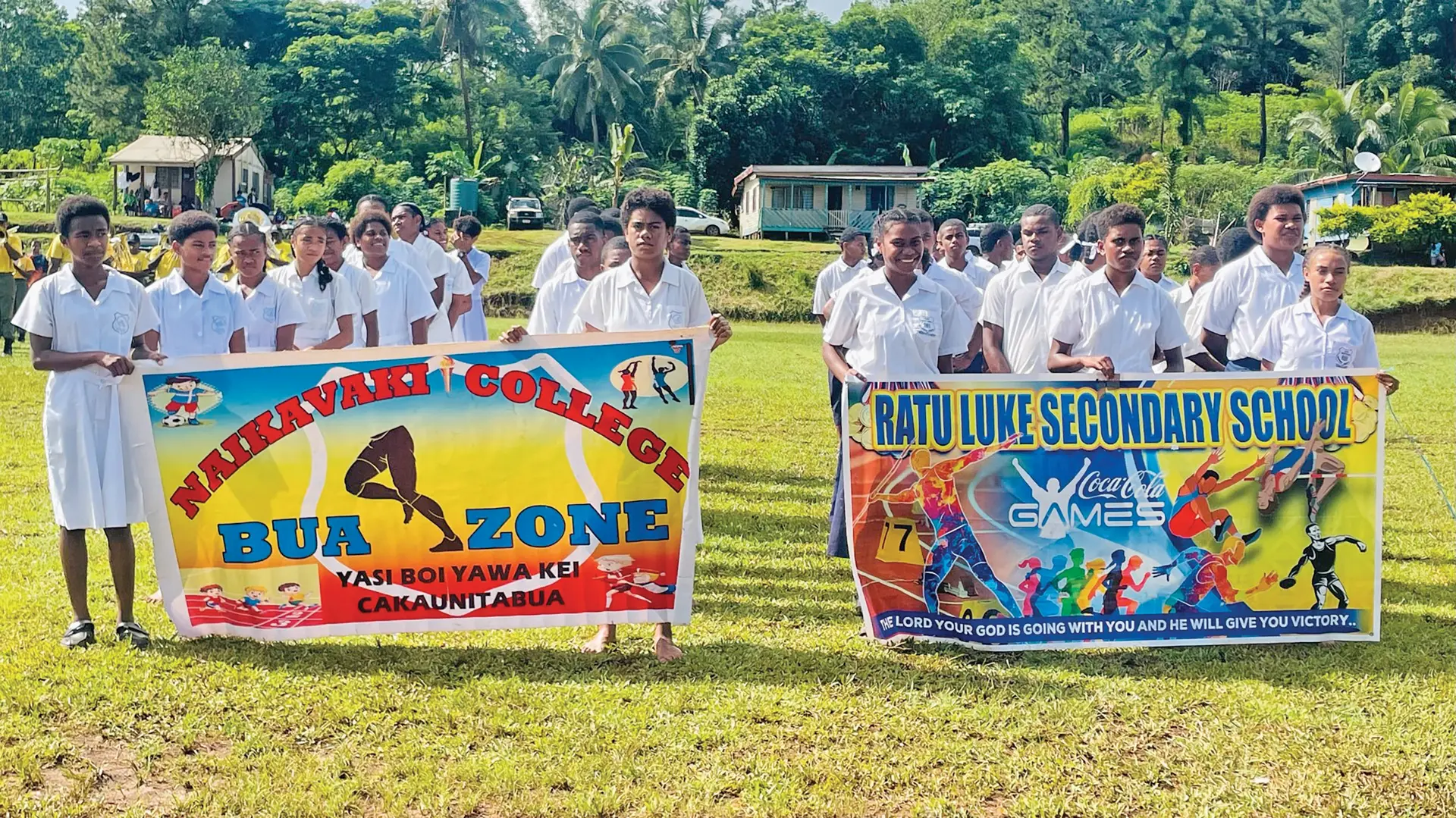 Students from Naikavaki College and Ratu Luke Secondary School in Bua on March 25,2026