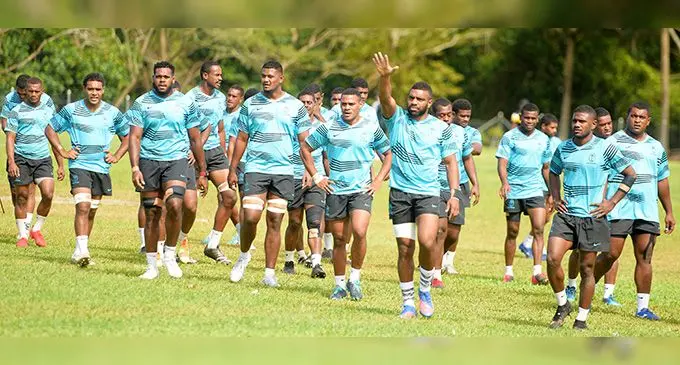 Fijian Warriors training