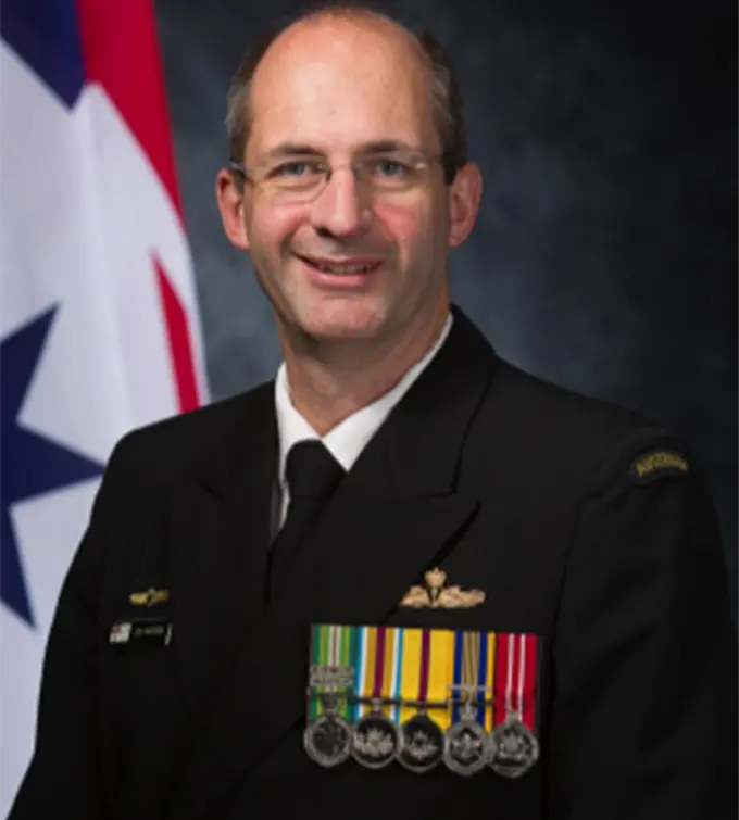 Captain Stuart Watters, RAN.