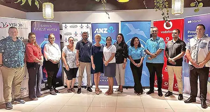Various stakeholders at the announcement at the Coffee Hub in Nadi. Photo: Waisea Nasokia
