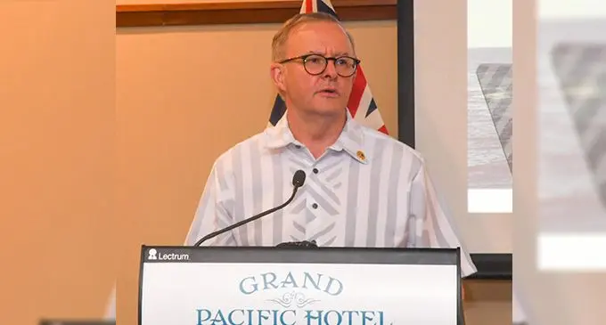 Australian Prime Minister Anthony Albanese . Photo: DEPTFO