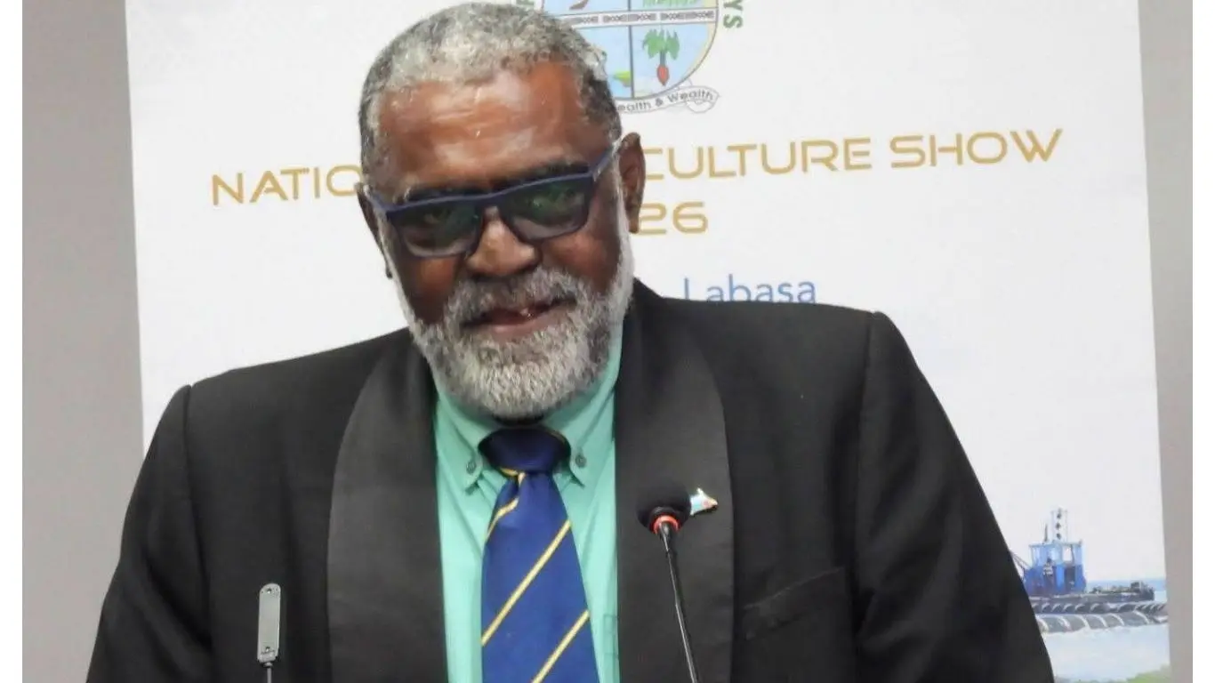 Minister for Agriculture and Waterways Tomasi Tunabuna at the launch of the 2026 National Agriculture Show in Suva on August 26, 2026. 