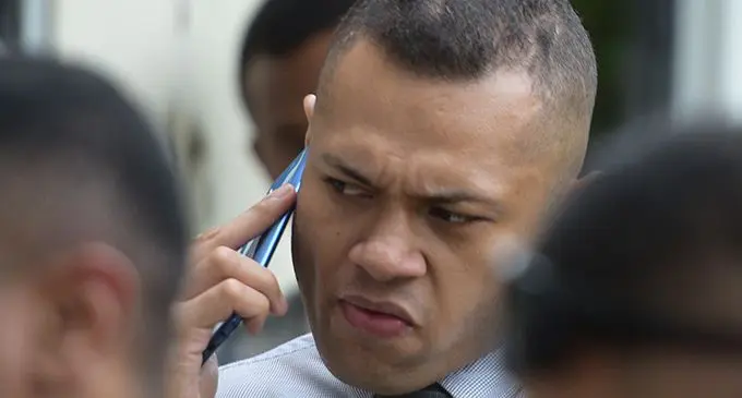 Jone Vakarisi outside Court. Photo: Ronald Kumar