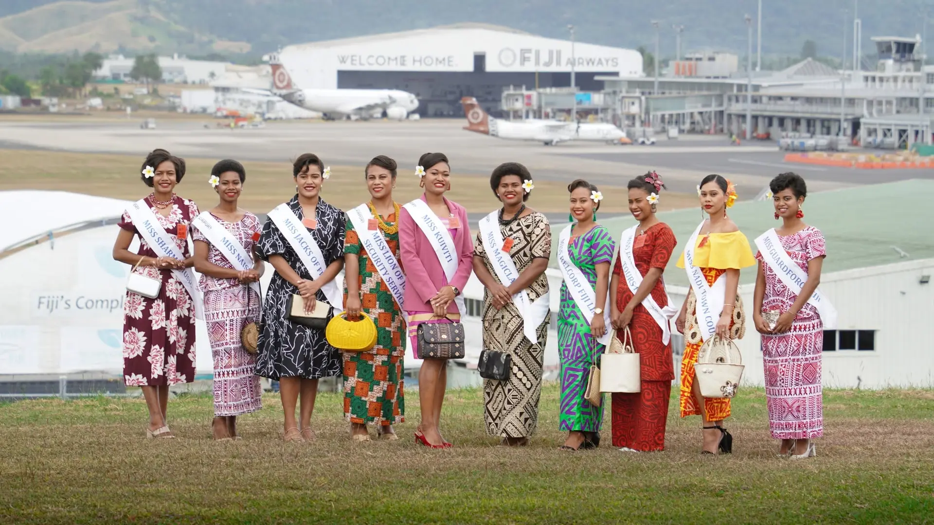 The 10 contestants vying for the 2026 Nadi Bula Festival crown.