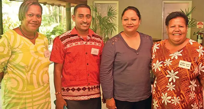 Minister for Local Government Premila Kumar with stakeholders during the festival committee meeting at the Tanoa International Hotel in Nadi yesterday. Photo: WAISEA NASOKIA