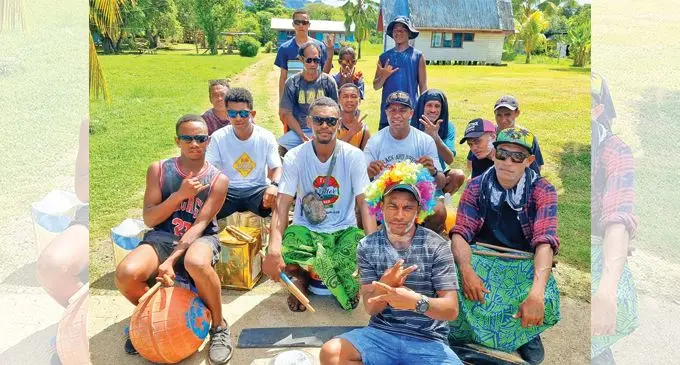 The Washington Tin Band from Lami, Suva, is spreading the joy of New Year’s to various locations around the country, recently they performed in Labasa. Photo: Sampras Anand