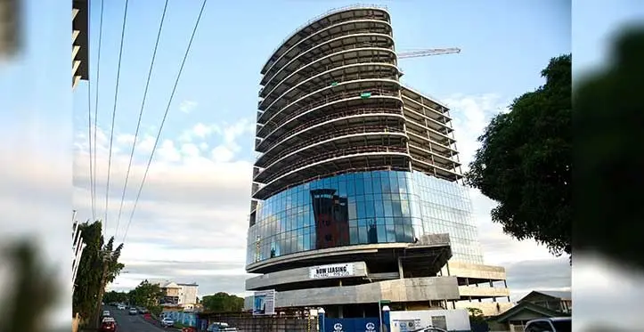 FHL Tower in the capital city, on April 24, 2023. Photo: Leon Lord