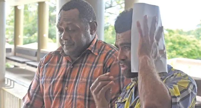 Waisale Matea, 28, and Falewai Baleiono, 33 appeared before the Lautoka Magistrate Court yesterday. Photo: WAISEA NASOKIA