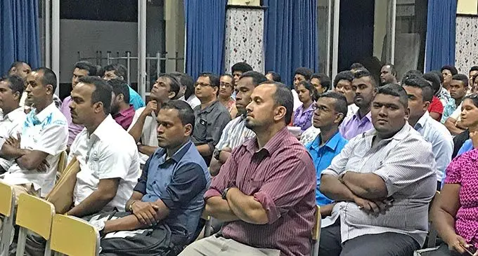 Various union members at the Fijian Teachers Association Hall. Photo: Losirene Lacanivalu 