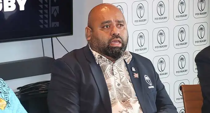 Fiji Rugby Union interim administrator Simione Valenitabua.