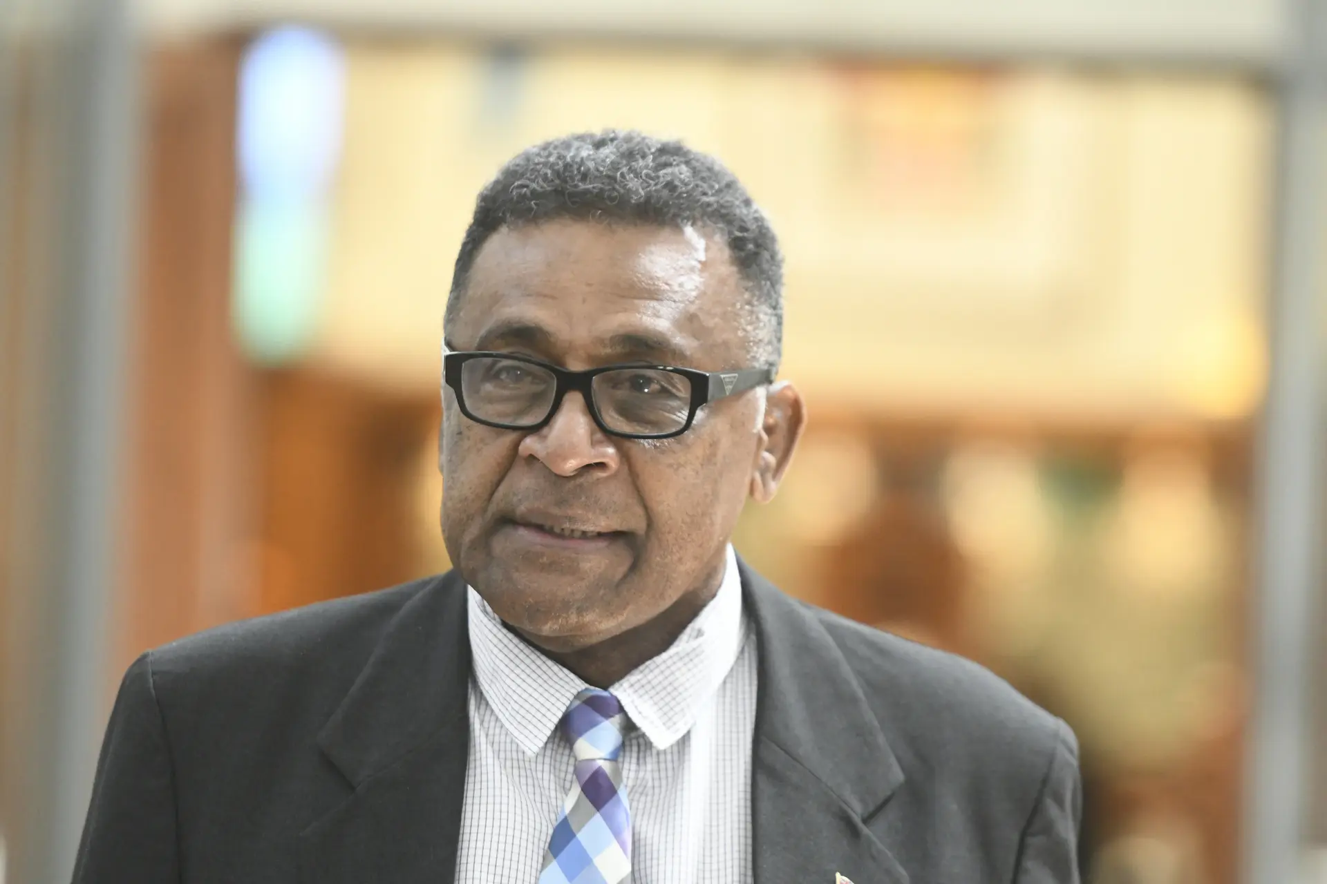Minister for Finance, Commerce and Business Development Esrom Immanuel.