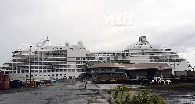 The Regent Seven Seas Navigator at the Port of Lautoka. Photo: Salote Qalubau