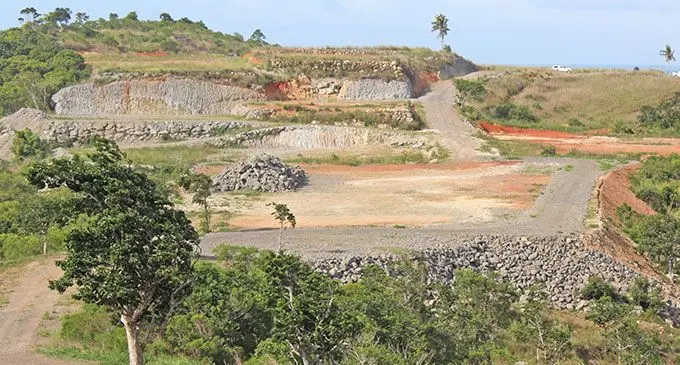 The initial stages of work done at Korovatu, Labasa on November 14, 2024. Photo: Shratika Naidu