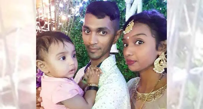 Krishan Shankar , wife and daughter Krishali Shankar.