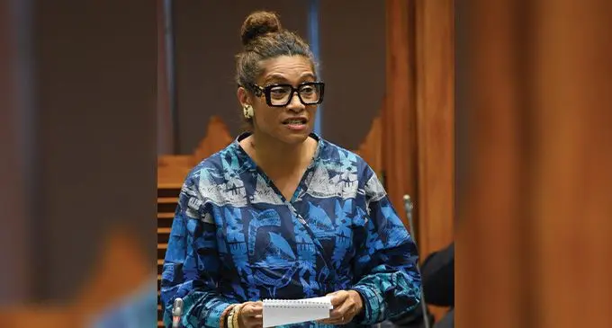 Minister for Women,  Children and Social Protection, Lynda Tabuya. Photo: Parliament of Fiji