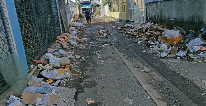 Rubbish has been mostly found dumped in the streets of Nadi. Photo: Mereleki Nai