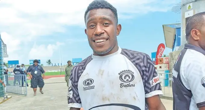 Sailasa Takali, after he replaced Olympic Gold medallist and Fiji Airways Fijian 7s playmaker, Jerry Tuwai at the ANZ Stadium during the 44th Marist Fiji Bitter Marist 7s on September 25, 2020. Photo: Simione Haravanua