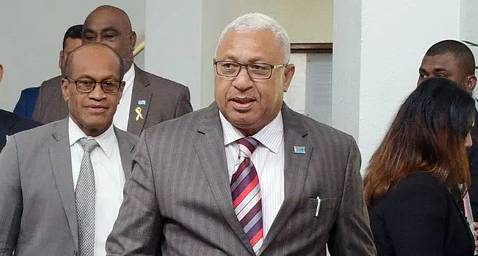 Prime Minister Voreqe Bainimarama.