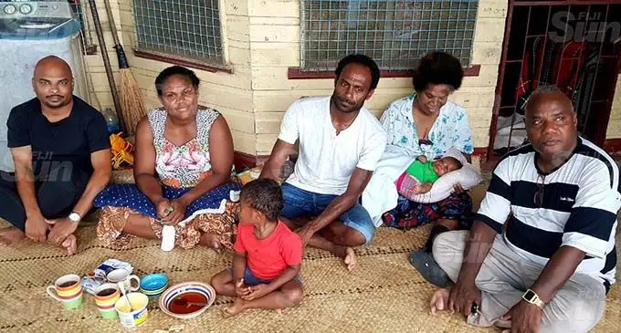 Director Ashwin Raj visits the family at Navo, Nadi on November 5, 2020. Photo: Waisea Nasokia