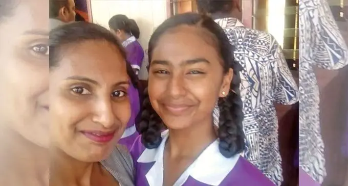 Rohini Lal with her deceased daughter, Jiya Jaanvi.