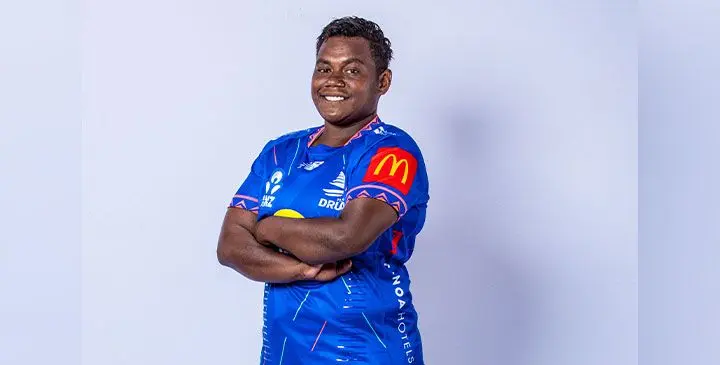 Fijian Drua prop Salanieta Nabuli was the star of today’s 21-15 win over the Brumbies. Photo: Fijian Drua 