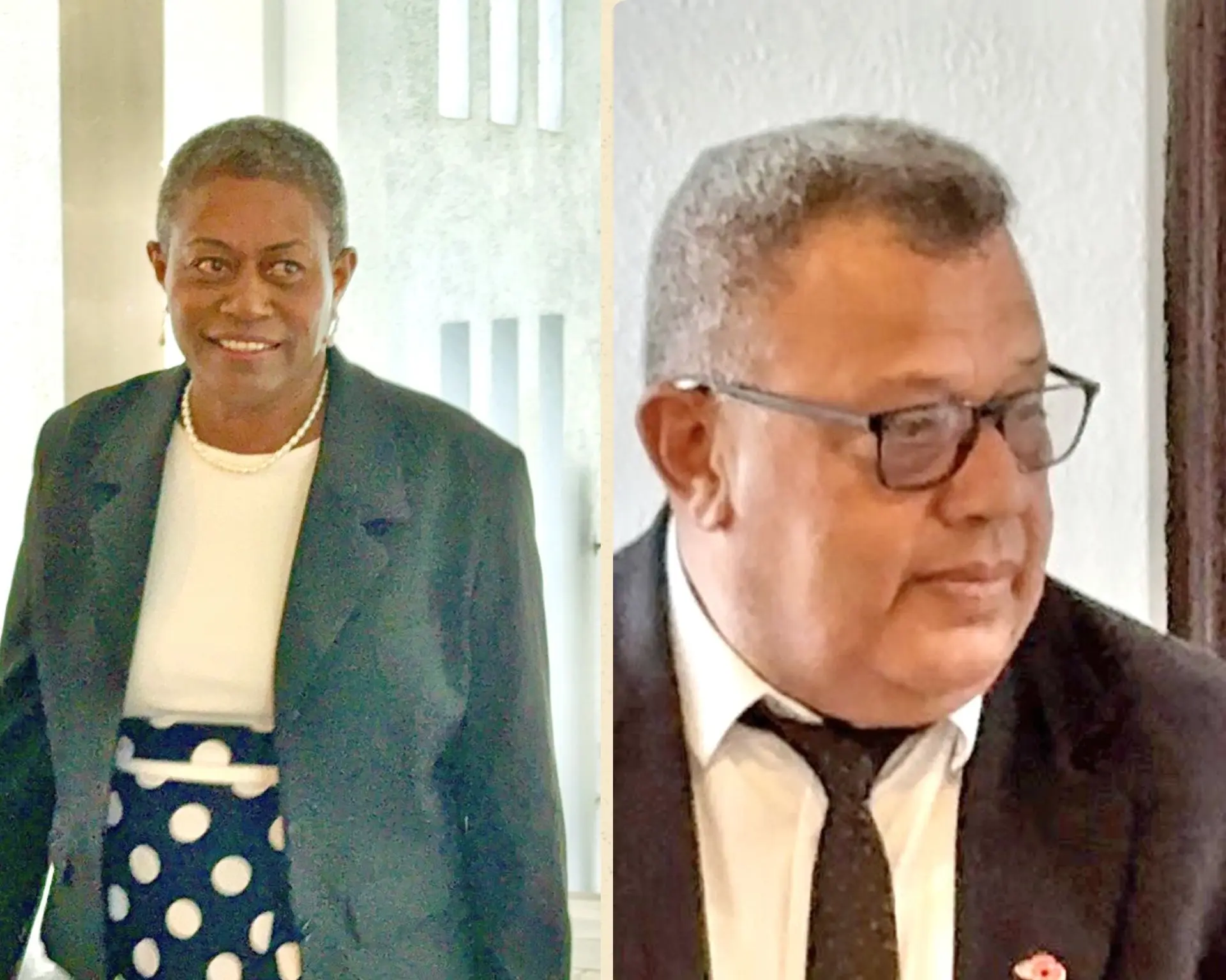 From left: Justice permanent secretary Selina Kuruleca and Acting Corrections Commissioner Sevuloni Naucukidi.