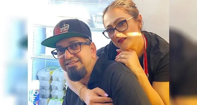 Couple, Vikash and Karuna Chand.