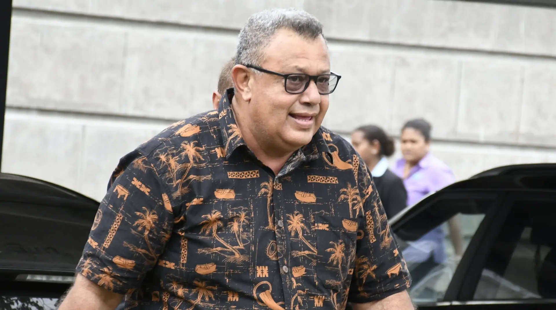Acting Commissioner of the Fiji Corrections Service Sevuloni Naucukidi outside the Suva Courthouse on October 7, 2025. 