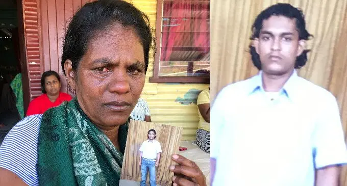 Lalita Devi showing her son’s photo. He died in a fatal accident in Naleba, Labasa on June 19, 2019. Photo: Shratika Naidu