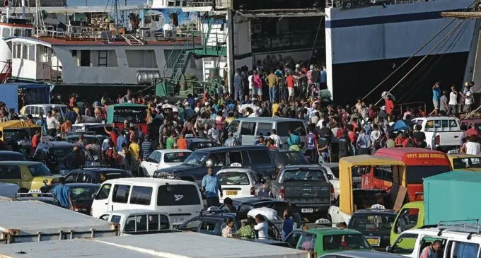 Passengers loading their cargo inside the Lomaiviti Princesses at Port Mua-i-Walu in December last year.  Photo: Ronald Kumar.