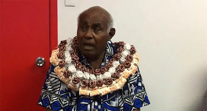 Ratu Ilaitia Tuisese share about  his rugby experience with staff at the Fiji Sun headquarters in Suva.