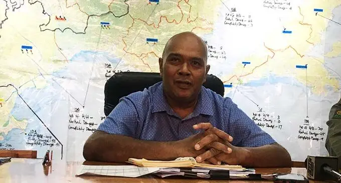 Commissioner Northern Uraia Rainima during a press conference at Macuata House in Labasa on December 28, 2020.