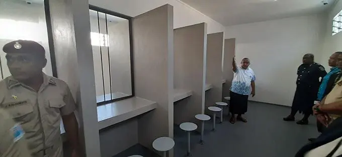 The Lautoka Remand Centre visitors room. Photo: Salote Qalubau