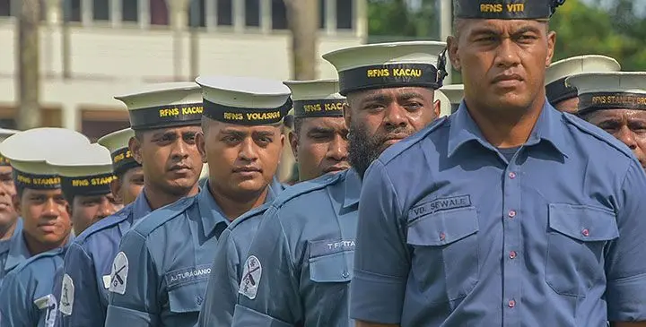 Navy personnel during the Commander’s Medal Parade on March 17, 2025. Photo: RFMF Media Cell