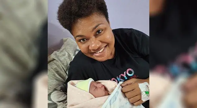 New Year baby carries late grandmother's legacy