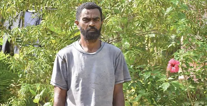 Nasuva headman Alikisadro Draunimasi at Nasuva village on June 12, 2023. Photo: Jone Salusalu