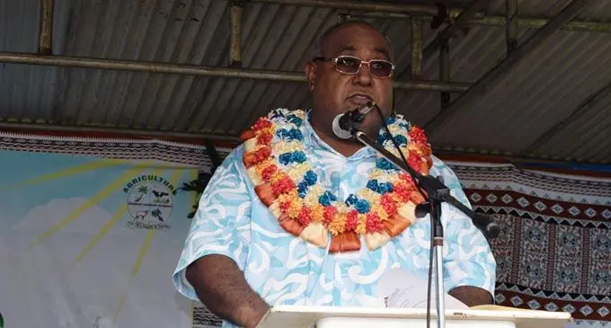 Minister of Fisheries Semi Koroilavesau.