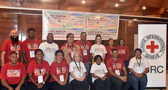 Participants of the  Pacific Red Cross Forum at the Tanoa International Hotel in Nadi on September 5,2022.Photo. Salote Qalubau
