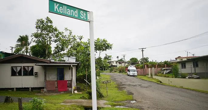Kelland St in Narere is now a ‘Red Zone’. Photo: Ronald Kumar