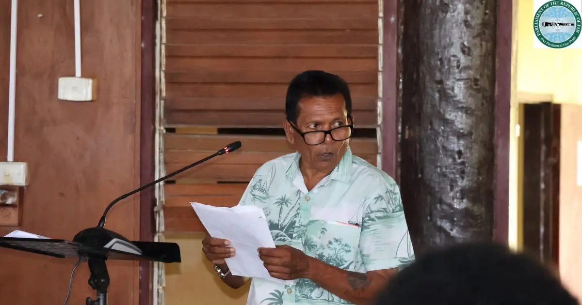Taveuni Advisory Council chairman Ram Sidal 