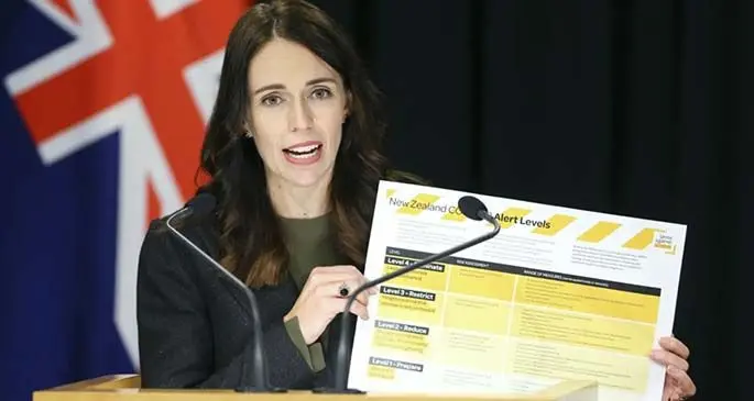 New Zealand Prime Minister Jacinda Ardern.