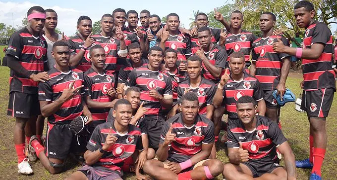 Naitasiri Secondary School Under-19 rugby team at the Suva Grammar School ground on August 6, 2022. Photo: Ronald Kumar