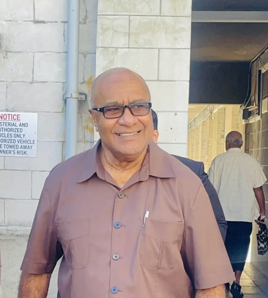  Former Deputy Prime Minister Manoa Kamikamica outside the Suva Magistrates Court on May 12.