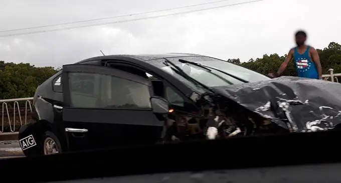 Results of vehicle collision in Lautoka over the Easter weekend.