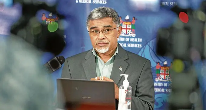 Permanent Secretary for Health Dr James Fong.  Photo: Ronald Kumar