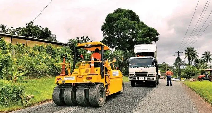 Fiji Roads Authority workers have completed close to 100 roads in the Central, Northern and Western divisions.  Photos: Fiji Roads Authority