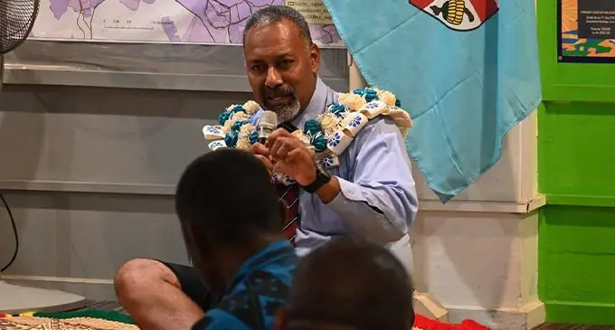 Minister for Rural and Maritime Development and Disaster Management Sakiasi Ditoka. Photo: Ministry of Rural, Maritime Development and Disaster Management